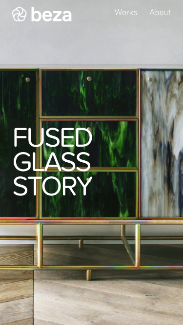 Beza Projekt fused pattern on iPhone