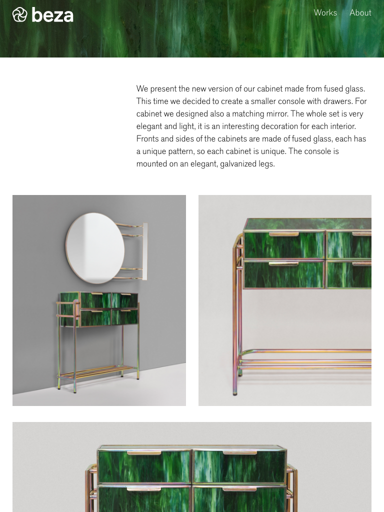 Beza Projekt on iPad