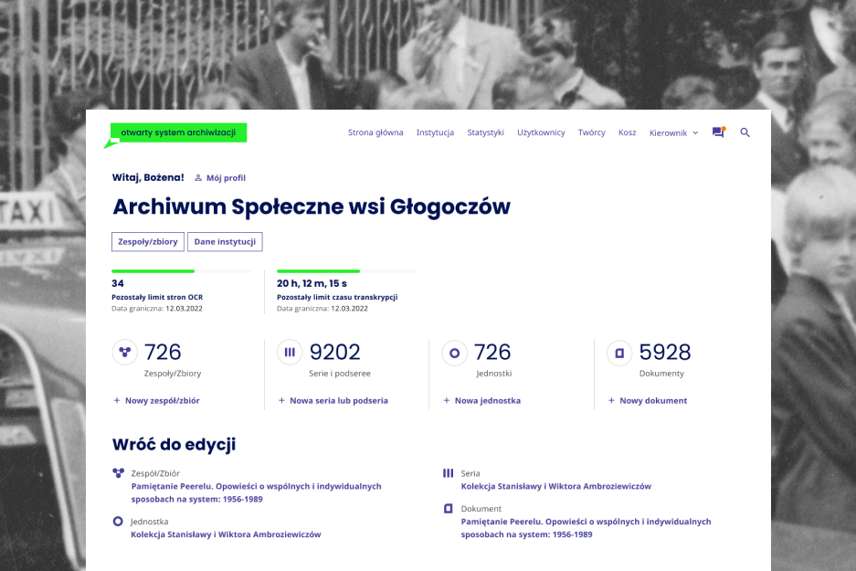 Otwarty System Archiwizacji