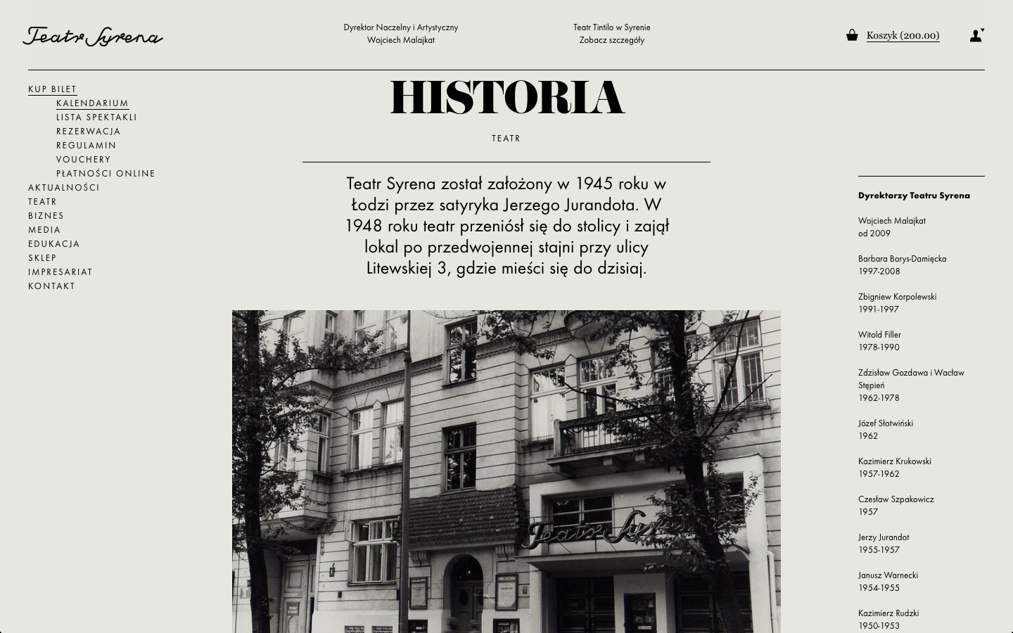 Teatr Syrena history