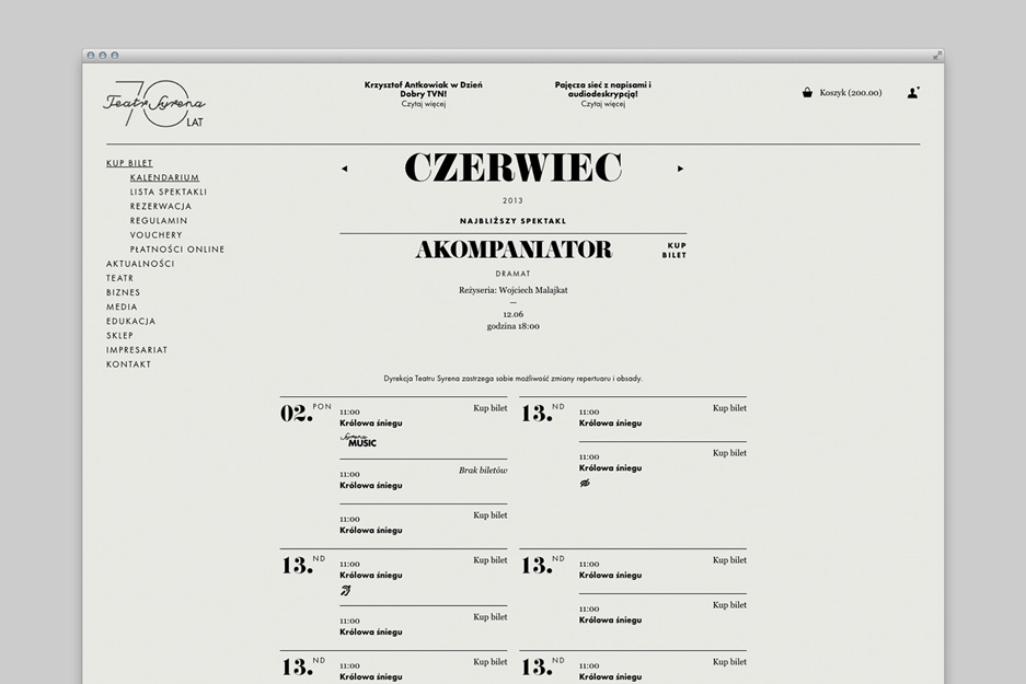 Strona Teatru Syrena